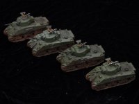 British Paras  (6 of 16)  Plastic soldier company 75mm shermans, look nice though did not enjoy assembling them and they are a bit small